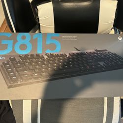 Logitech G815 Keyboard.