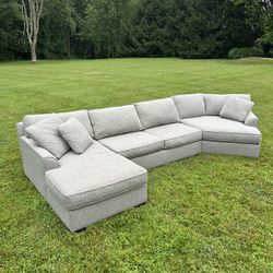 Grey Sectional Couch - Delivery