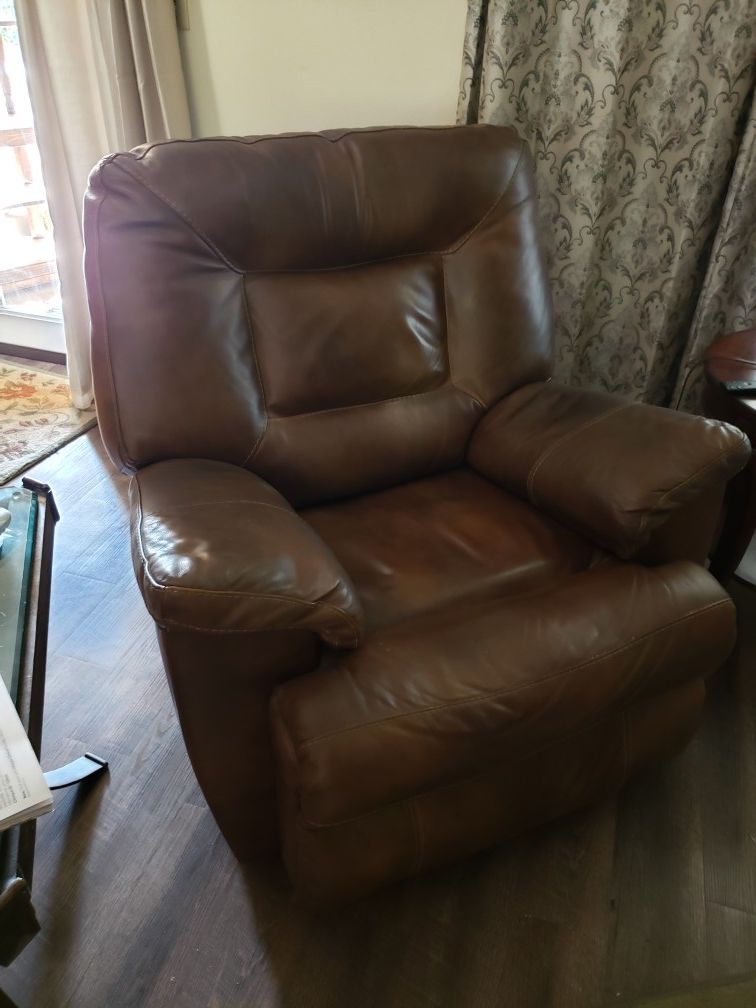 🔥Ashley Furniture Recliner/Rocker Brown Leather