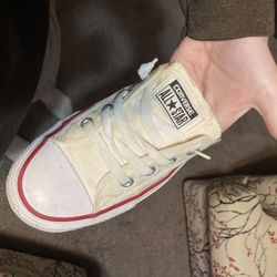 White CONVERSE LOW 