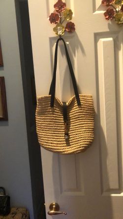 Kurk Geiger Raffia Bag.
