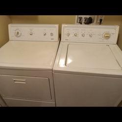 Washer and Dryer 