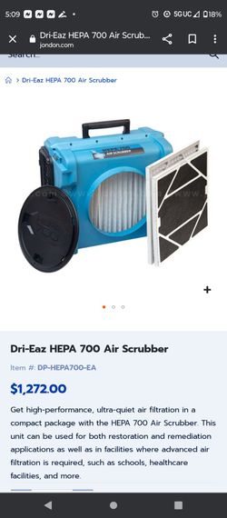 Dri-Eaz Hepa 700 Air Scrubber/ Flood Dryer