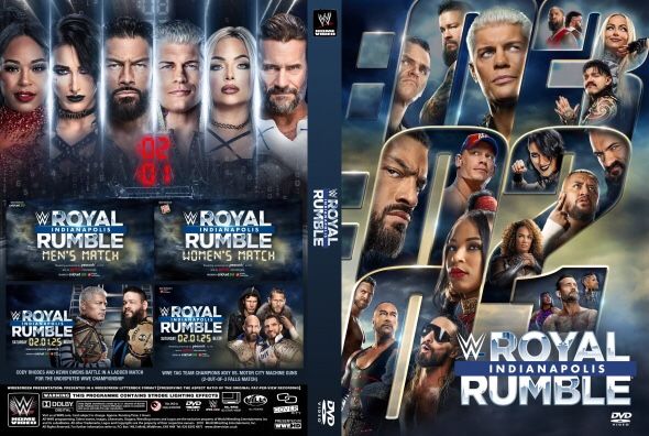Wwe Royal Rumble 2025 With Countdown W/dvd Case