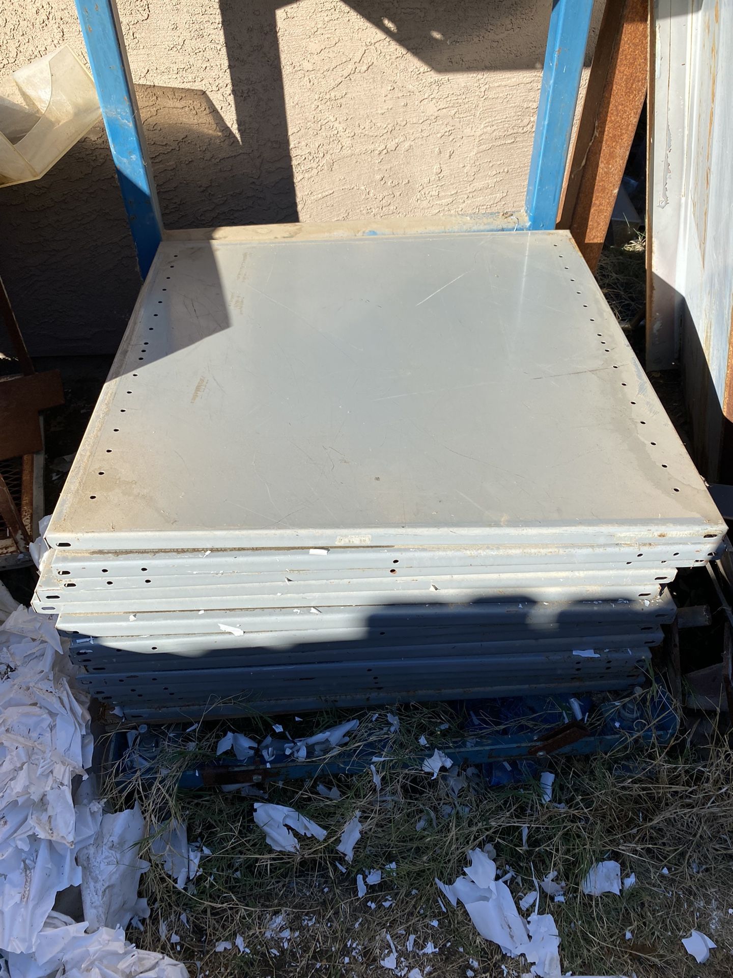 Steel Shelves. 3’ X 3’. $10.00 Each