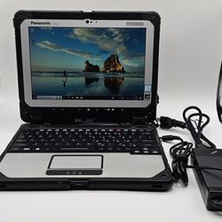 Panasonic Toughbook CF-20 Intel M5 1.1Ghz 10.1-inch 8GB Ram 512GB SSD Wi-Fi Bluetooth Webcam 4G LTE Win 10 2 In 1 Laptop Tablet