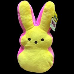 Peeps Yellow and Pink Bunny Plush Toy