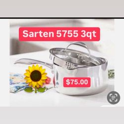 Especial $75.00 Sartencito De 3qt Con Tapa Coladora Acero Inoxidable Prepara Cantidades Pequeñas Salsas Avenas Variedad De Comidas
