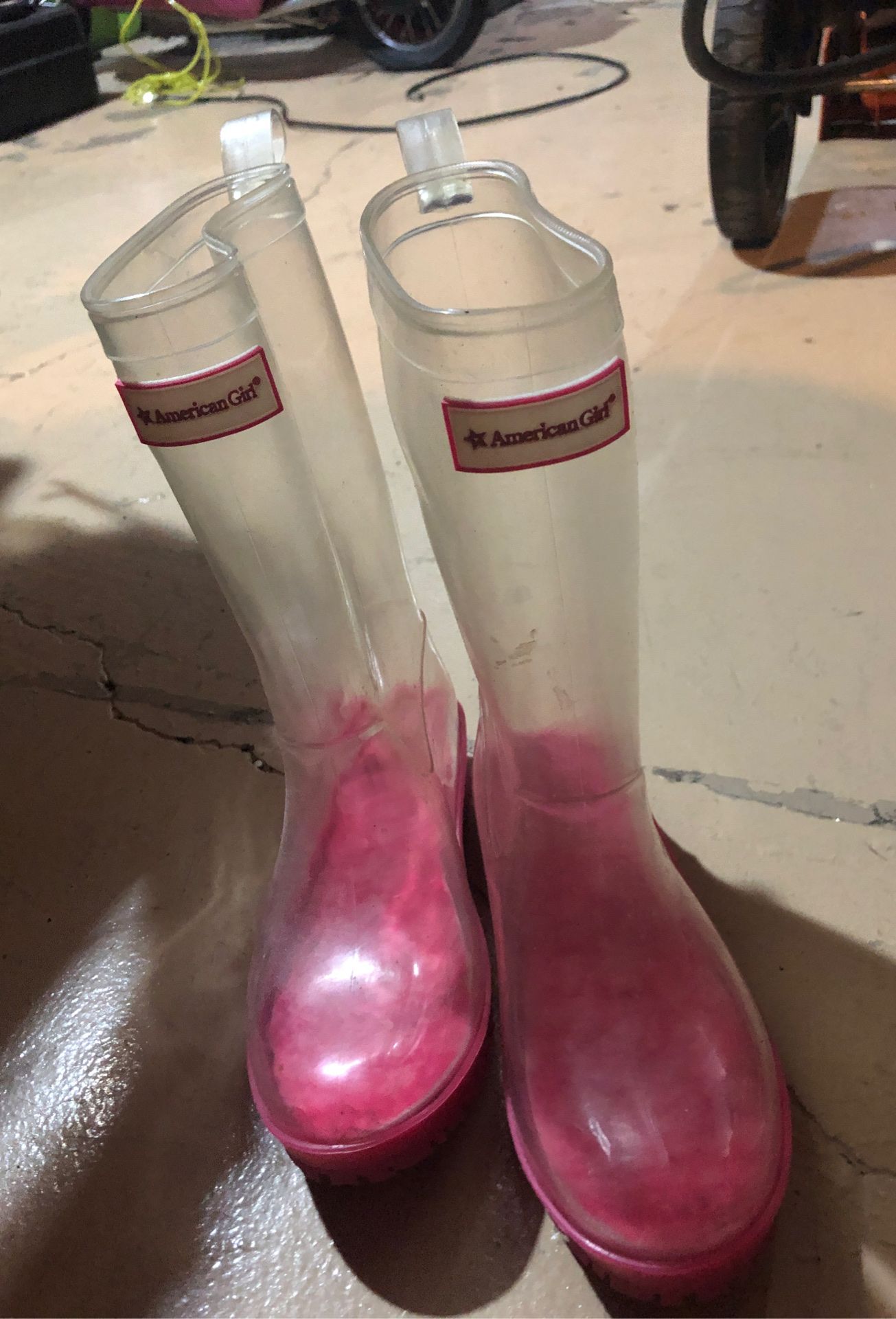 American Girl rain boots