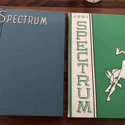 1960 & 1961 Portland's Jefferson High Spectrum Yearbooks