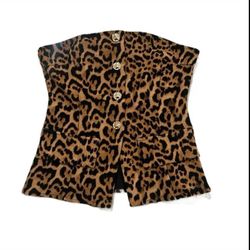 cheetah print top
