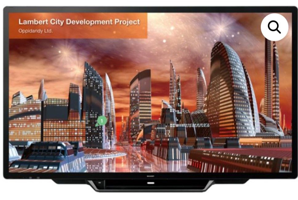 70 " SHARP AQUOS TELEVISION