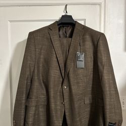 Tan and Brown Suit