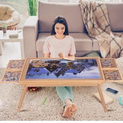 1500 piece puzzle, table New