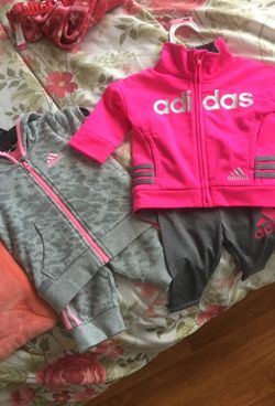 Baby girl adidas outfit size 3 months never worn