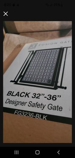Metal Designer Locking Saftey Gate New