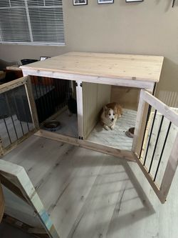 Double dog crate