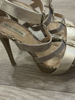 Steve Madden Snake Skin High Heels 