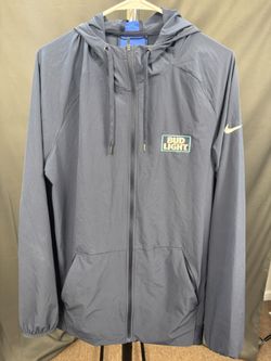 Nike Dri-Fit Bud Light Windbreaker Jacket – Size M – Worn Once
