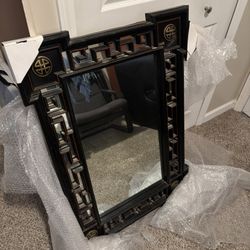 Antique Art Deco Mirror 