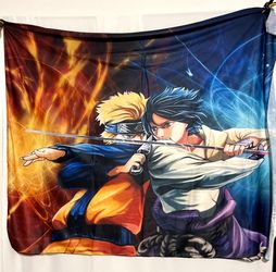 NEW Naruto Fleece Lightweight Cover Up Throw Blanket Decor