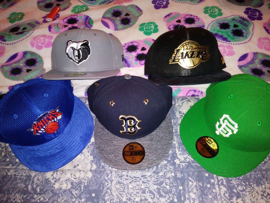 Fitted new era hats.