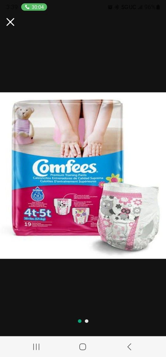 Diaper Box $15 Caja De Pamper 4T-5T $15