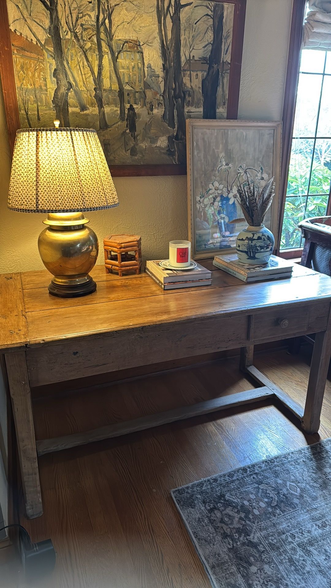 18th Century French Antique Pine Farm Table