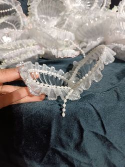 clear plastic seashell party favor containers / treat boxes