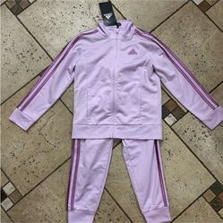 NWT Adidas girls 2pcs set Size 6
