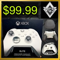 *CIB* Xbox Elite Wireless Controller (White) – Xbox One – 2015 (A button mushy, works great)