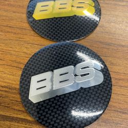 Gold Or Silver BBS 65mm Center Rim Cap Set