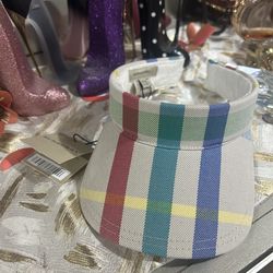 Burberry Rainbow Terry Visor - New with Tags!