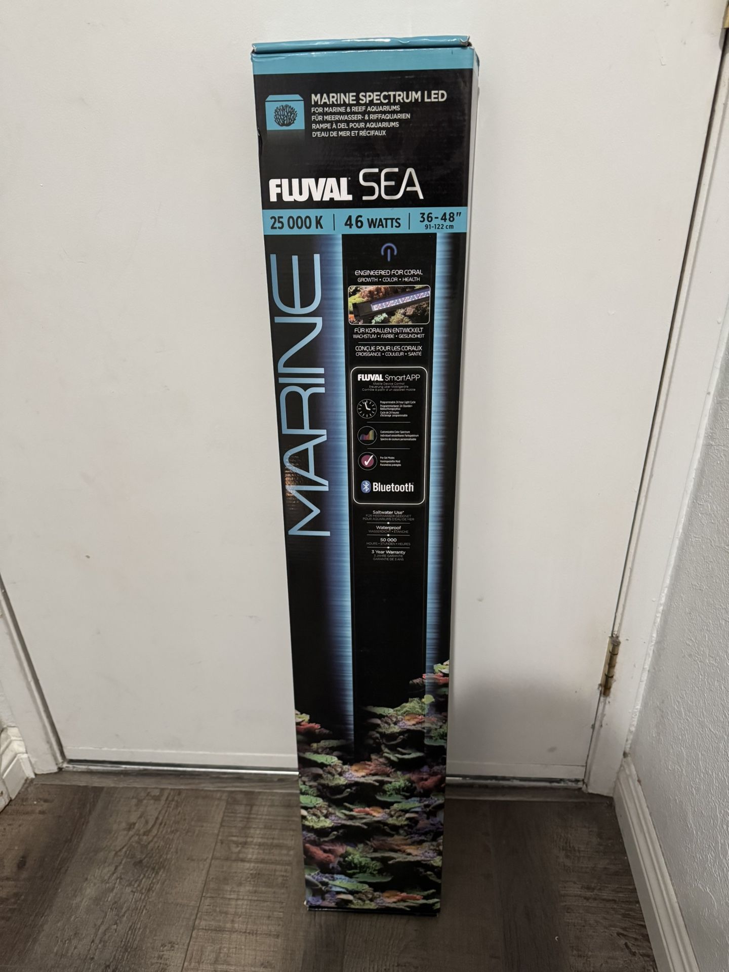 BRAND NEW SEALED BOX Fluval Sea Marine 3.0 LED Aquarium Lighting for Coral Growth, 46 Watts, fits 36-46 Inches tank: REEF TANK / saltwater aquarium