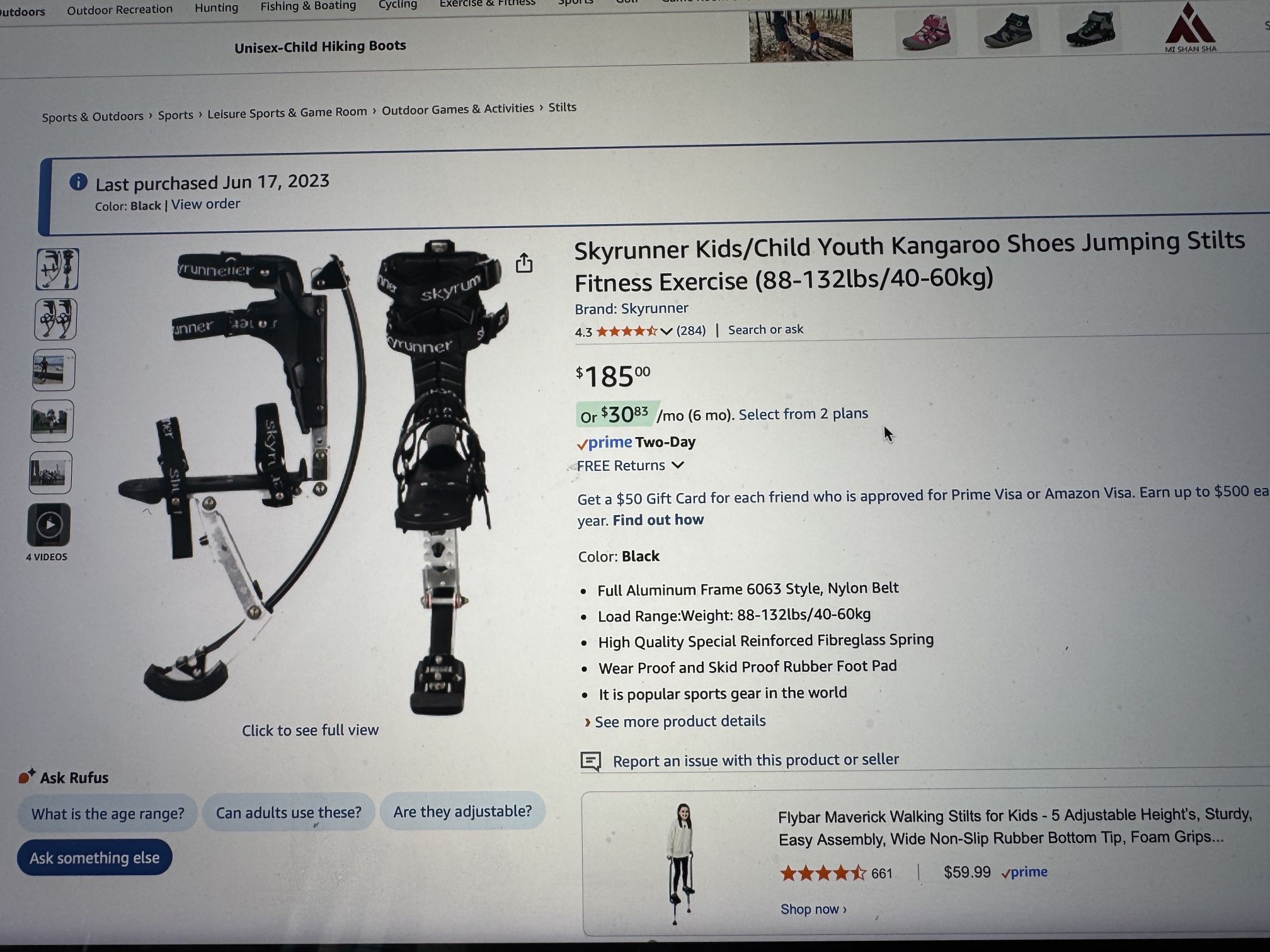 Skyrunner Kangaroo shoes jumping stilts