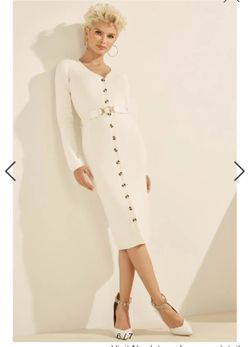 Guess Luis Belted Cardigan Dress