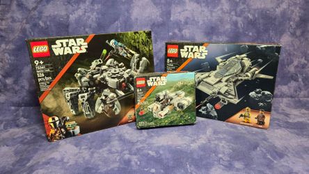 Lego Star Wars The Mandalorian Sets NIB Retired Lot of 3