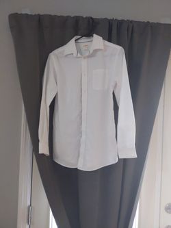 Boys XL Cat&Jack White Button Down NEW