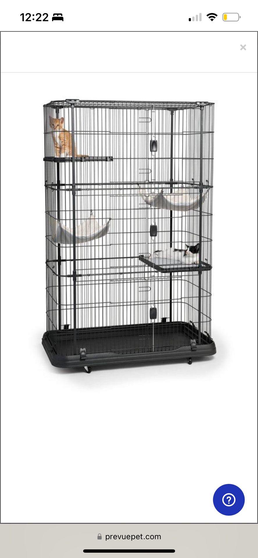 Tall Cat Cage