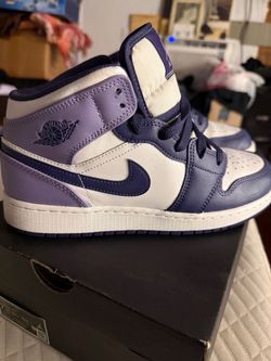 AIR JORDAN 1 MID (GS) SKY J PURPLE/SKY J PURPLE CIEL J POURPRE/CIEL J POURPRE