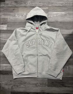 Supreme zip up white and got black