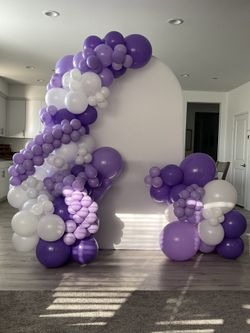 Balloons & Backdrop 