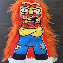 Groundskeeper Willie (Simpsons) Plush Pillow