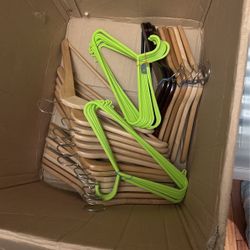Wooden Hangers (about 30 Hangers)
