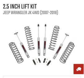 2007-2018 Jeep Wrangler Jk 2.5” Lift