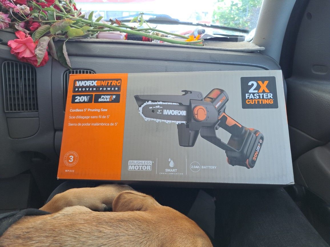 Work Nitro 20v Max Cordless Pruning Saw