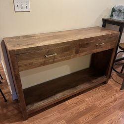 Console Table 56” L x 35” H x 16” D
