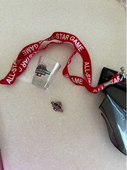 Chicago White Sox & 2003 MLB All-Star Game Collectibles Lot – Pin, Dog Tag, Shot Glass & Lanyard