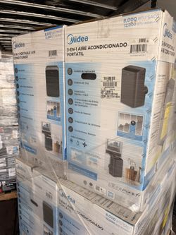 12,000 BTU (8,000 BTU DOE) 115-Volt WiFi Portable Air Conditioner with Dehumidifier Mode for up to 350 sf