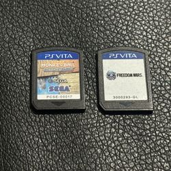 PS Vita Games Super Monkey Ball: Banana Splitz & Freedom Wars PlayStation Vita Cartridge